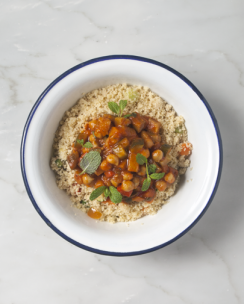 Cous Cous con ragout di verdure alla mediterranea