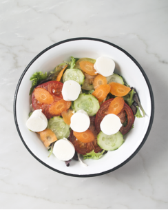 Insalata mista con mozzarella