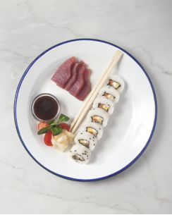Sushi vegetariano e tonno