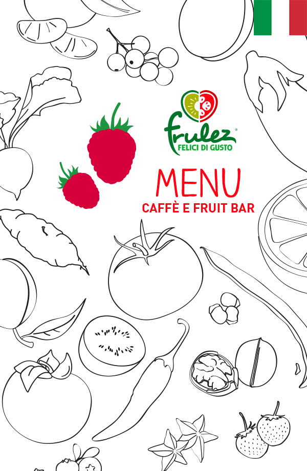 Menu caffe e fruit bar